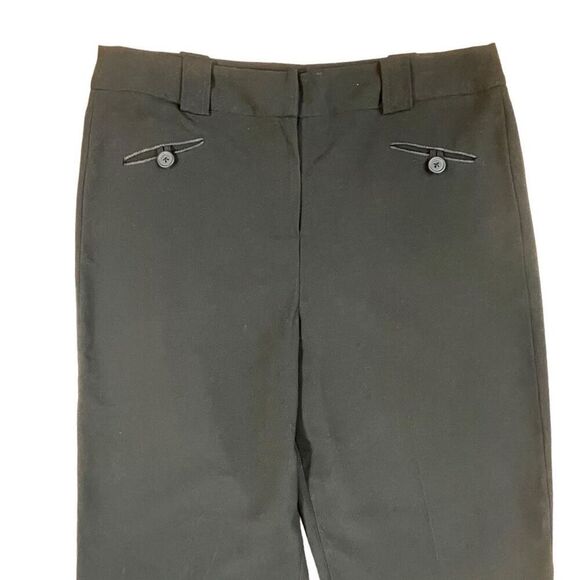 Larry Levine Straight-Leg Sailor Stretch Dress Pants Sz 10 - Picture 4 of 11